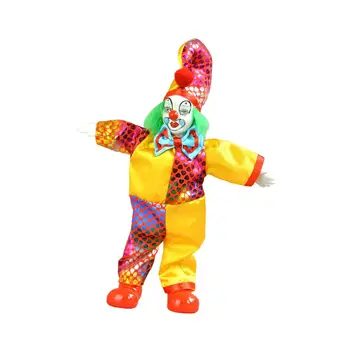 23 cm Klovn Lutka z Dramatičnimi Kostume Ročno Desk Okraski Okraski Smešno