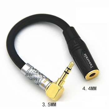 HI-fi Ženski 4.4 MM Uravnoteženo Slušalke Adapter Avdio Kabel 4.4 mm do 3,5 mm 4.4 mm do 2,5 mm 4.4 mm 6,35 mm 4.4 mm do 4 Pin XLR Kota