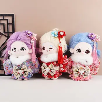 Visoka Kakovost Fant Dekle Otroci DIY Nove Lutke, Čevlji, Igrače Kimono Yukata Lutka Pribor 20 cm Punčko Oblačila