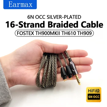 Za FOSTEX TH900MKII TH610 TH909 Slušalke Zamenljive 16 Jedro 4.4 mm 2,5 mm Uravnoteženo Nadgradnja Audio Kabel